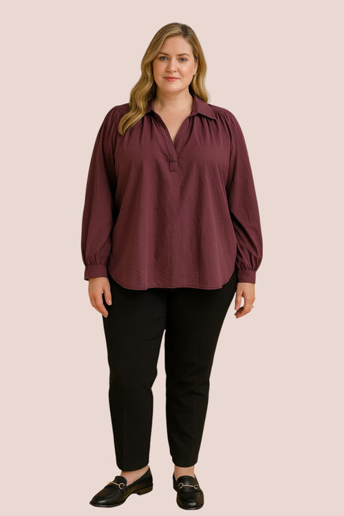 Tops et blouses grande taille pour femme, faciles à porter – Curvy Fashion
