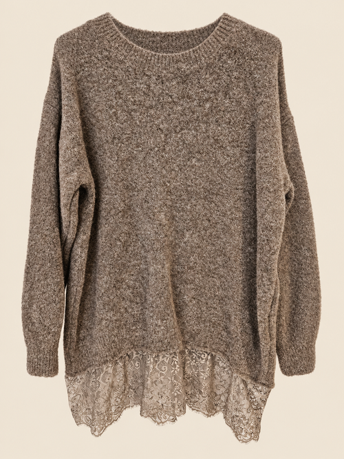Pull dentelles