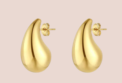 Boucle d'oreilles Gouttes d'eau