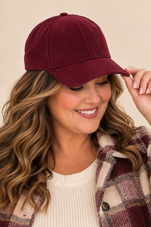 Casquette velours