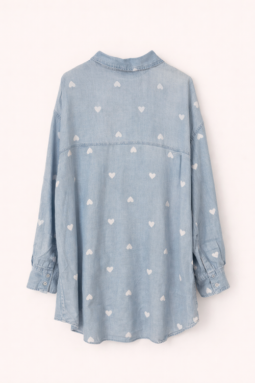 Chemise Denim Heart