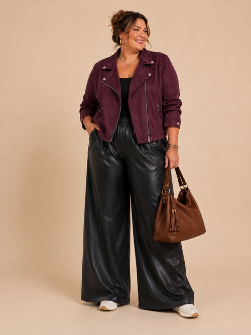 Pantalon simili