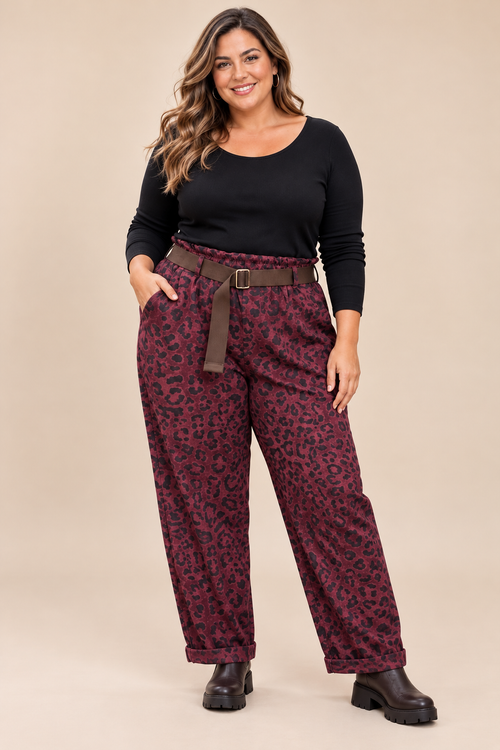 Pantalon leopard