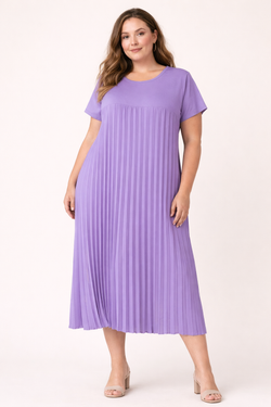 Robe plissée