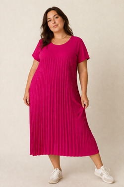 Robe plissée