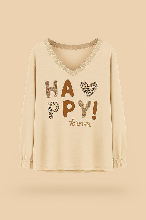 T Shirt Happy