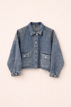 Veste Jeans strass