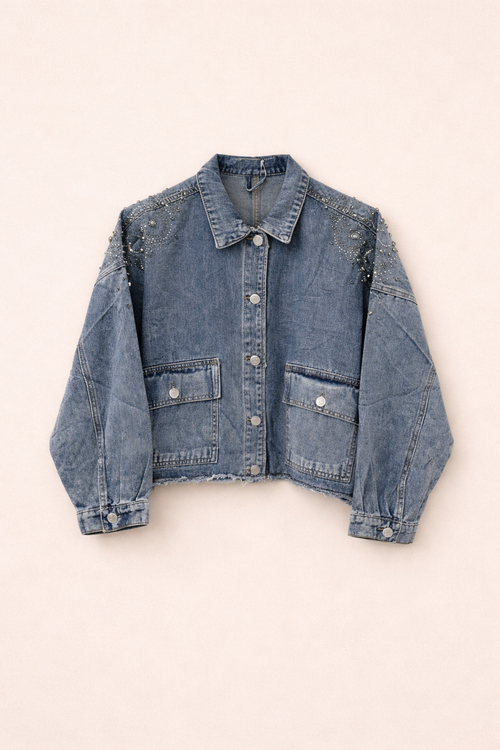 Veste Jeans strass